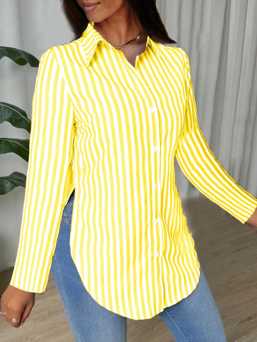 Camisa Líneas Terracota